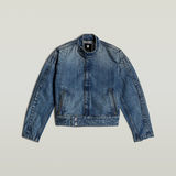 G-STAR Outlet Short Moto Jacket Medium blue