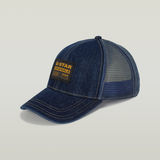G-STAR Outlet Denim Embro Baseball Trucker Cap Dark blue
