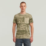 G-STAR Outlet Camo Pocket T-Shirt Multi color