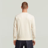 G-STAR Outlet Logo Sweater Beige