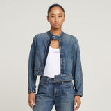 G-STAR Outlet Short Moto Jacket Medium blue