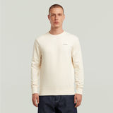 G-STAR Outlet Logo Sweater Beige