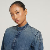 G-STAR Outlet Short Moto Jacket Medium blue
