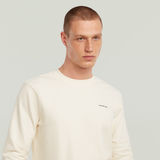 G-STAR Outlet Logo Sweater Beige