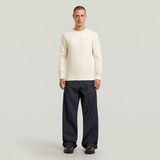 G-STAR Outlet Logo Sweater Beige