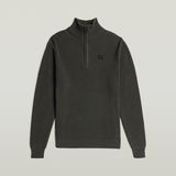 G-STAR Outlet Pullover Half Zip Knit Grey