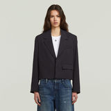 G-STAR Outlet Americana corta Negro