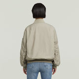 G-STAR Outlet Bomber Padded Jacket Beige