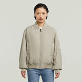 G-STAR Outlet Bomber Padded Jacket Beige