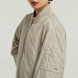 G-STAR Outlet Bomber Padded Jacket Beige