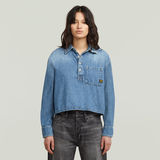 G-STAR Outlet Camisa Boxy Day Azul intermedio