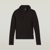 G-STAR Outlet Polo Top Slim Black