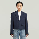 G-STAR Outlet Americana corta Azul oscuro