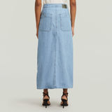 G-STAR Outlet Falda larga Belted Cargo Azul claro