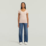 G-STAR Outlet Base V-neck T-Shirt Pink