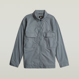 G-STAR Outlet Zip Regular Padded Overshirt Grey