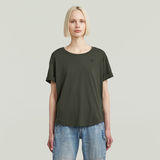 G-STAR Outlet Rolled Up Sleeve Boyfriend Top Grey