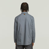 G-STAR Outlet Zip Regular Padded Overshirt Grey