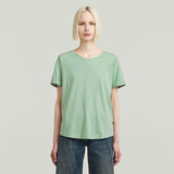 G-STAR Outlet Camiseta Rolled Up Boyfriend Verde