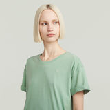G-STAR Outlet Camiseta Rolled Up Boyfriend Verde
