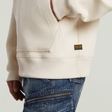 G-STAR Outlet Sudadera Loose Hoodie Blanco