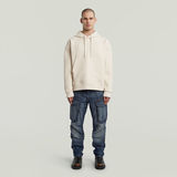 G-STAR Outlet Sudadera Loose Hoodie Blanco