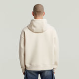 G-STAR Outlet Sudadera Loose Hoodie Blanco