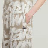 G-STAR Outlet Printed Loose T-Shirt Dress Multi color