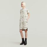 G-STAR Outlet Printed Loose T-Shirt Dress Multi color