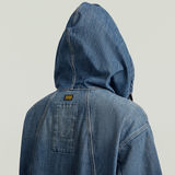 G-STAR Outlet Parachute Hooded Anorak Medium blue