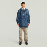 G-STAR Outlet Parachute Hooded Anorak Medium blue