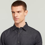 G-STAR Outlet Clean Slim Shirt Dark blue