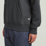 G-STAR Outlet Logo Hooded Sweater Grey