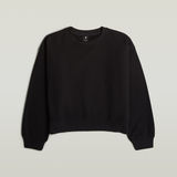 G-STAR Outlet Premium Core Cropped Loose Sweater Black