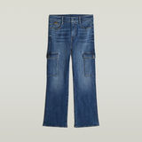 G-STAR Outlet Jeans Strace Straight Cargo para niña Azul intermedio