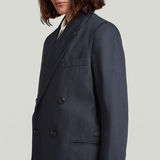 G-STAR Outlet Americana Double Breasted Azul oscuro