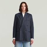 G-STAR Outlet Americana Double Breasted Azul oscuro