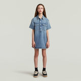G-STAR Outlet Girls Dress Shirt Collar Denim Light blue