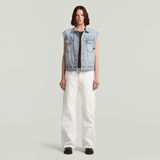 G-STAR Outlet Relaxed Denim Vest Light blue