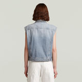 G-STAR Outlet Relaxed Denim Vest Light blue