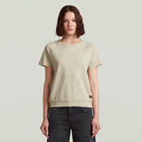 G-STAR Outlet Raglan Top Beige