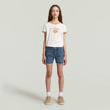 G-STAR Outlet Short para niña True Azul intermedio