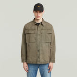 G-STAR Outlet Sobrecamisa lavada cargo Marrón