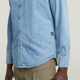 G-STAR Outlet Camisa Clean Slim Azul claro