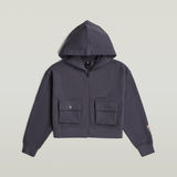 G-STAR Outlet Chaqueta corta con cremallera Utility para niña Gris