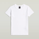G-STAR Outlet Rib Cap Sleeve T-Shirt White