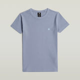 G-STAR Outlet Rib Cap Sleeve T-Shirt Light blue