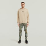 G-STAR Outlet Center Chest Logo Sweater Beige