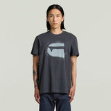 G-STAR Outlet Spray G Logo T-Shirt Dark blue