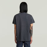 G-STAR Outlet Spray G Logo T-Shirt Dark blue